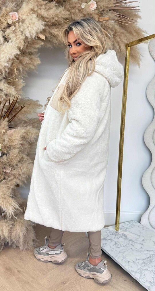 REVERSIBLE PUFFER/TEDDY WINTERJAS 8504 BEIGE