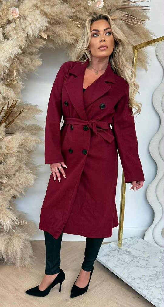 TRENCH COAT BORDEAUX
