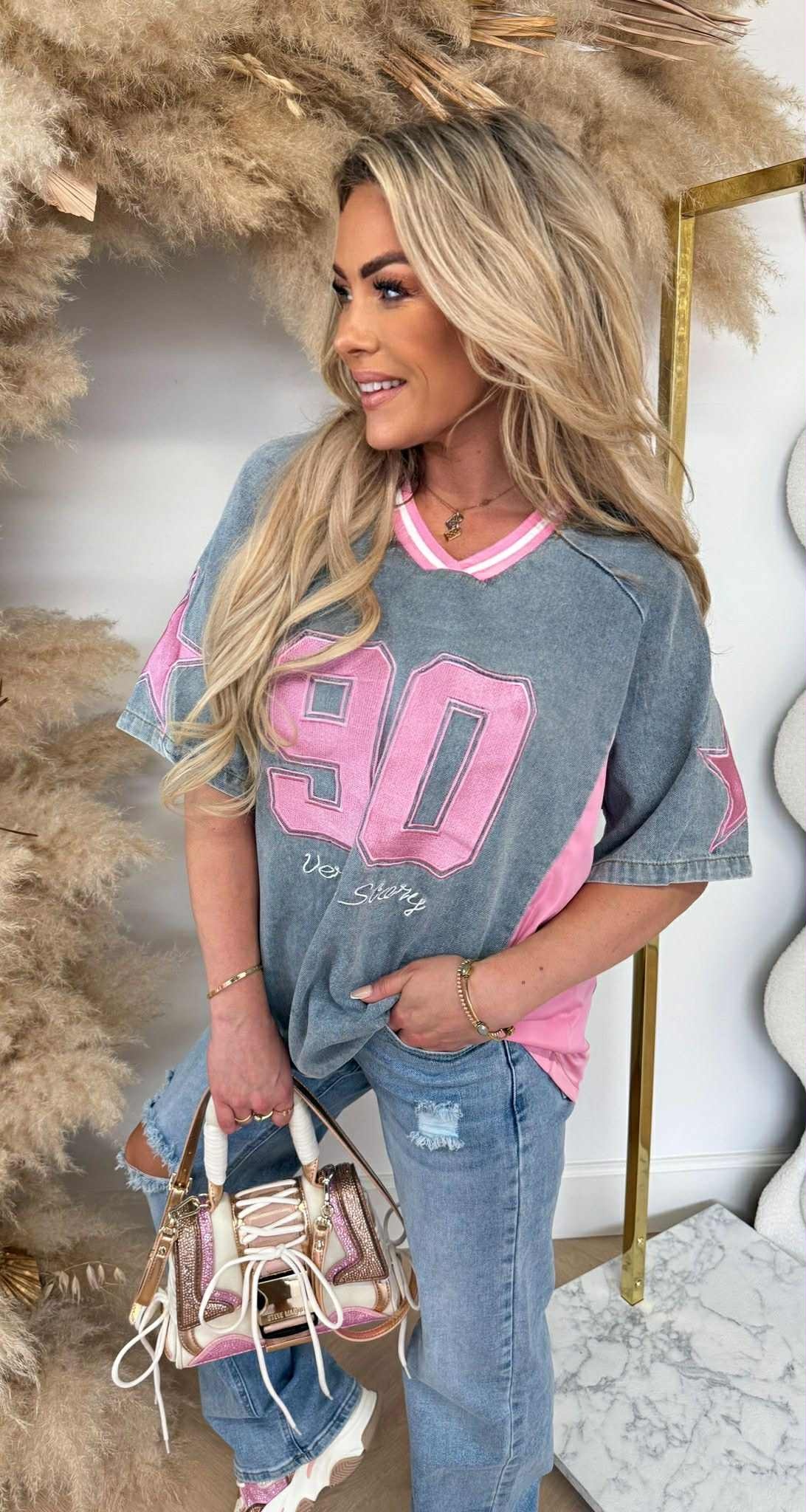 90 VERBEE STORY TEE 10036 PINK