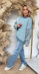 DENIM SLEEVE TRUI 7125 BLUE DENIM SLEEVE TRUI 7125 BLUE