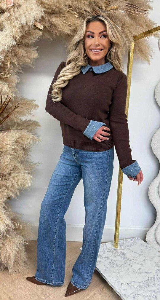 KRAAG DIAMOND SWEAT 5227 CHOCO