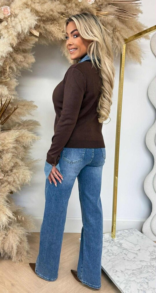 KRAAG DIAMOND SWEAT 5227 CHOCO