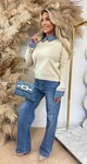 KRAAG DIAMOND SWEAT 5227 BEIGE KRAAG DIAMOND SWEAT 5227 BEIGE