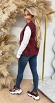 BOUCLE GILET BORDEAUX