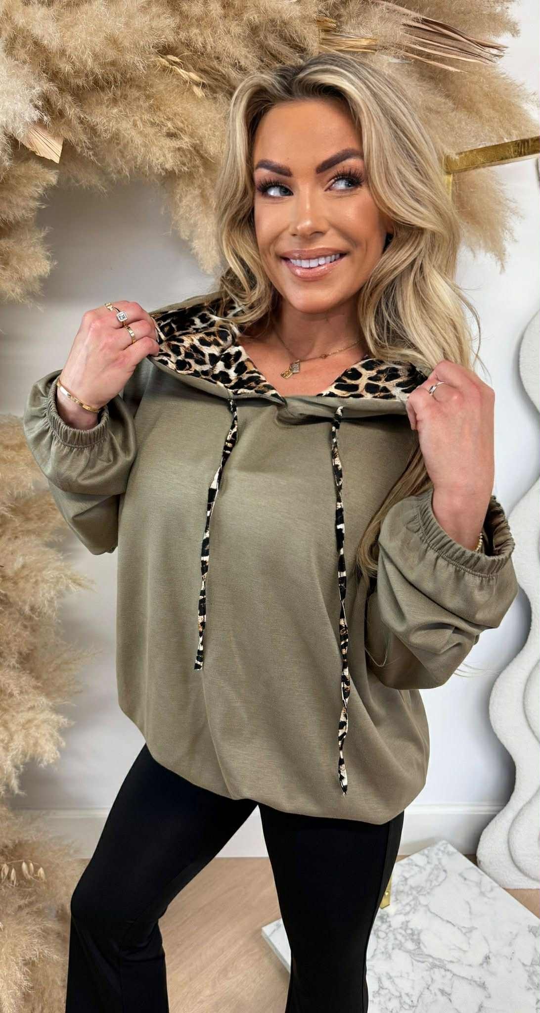 LEO HOODIE TAUPE