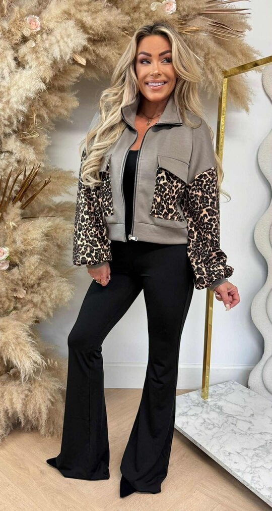 ZIP POCKET JACKET TAUPE