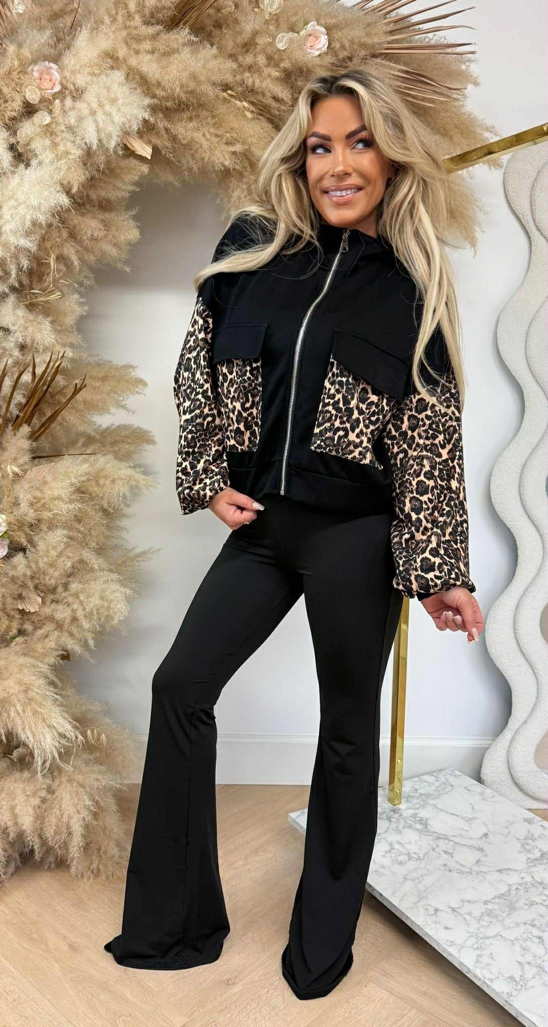 ZIP POCKET JACKET BLACK