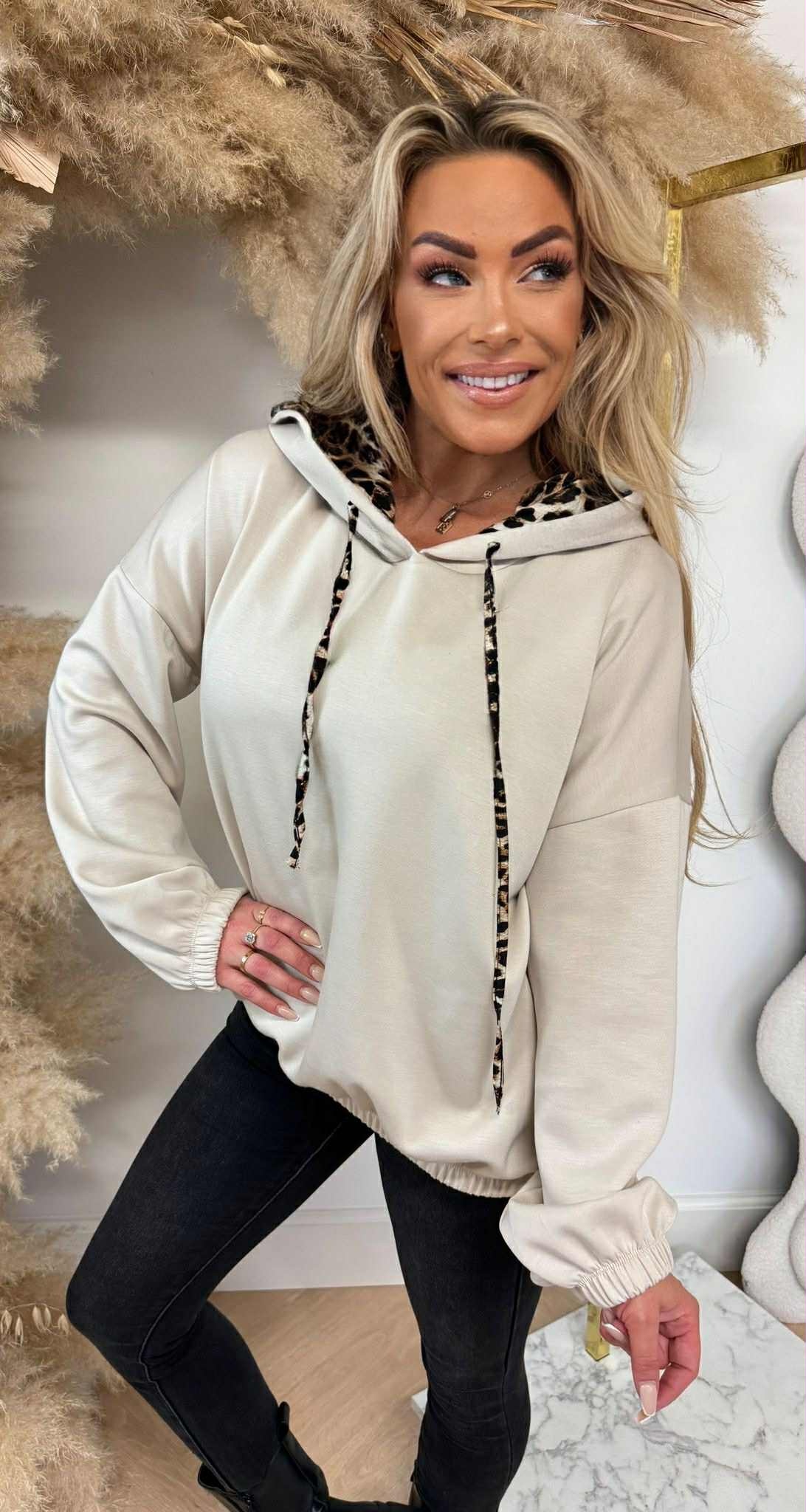 LEO HOODIE BEIGE