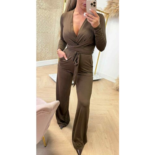 CHIC TRAVEL JUMPSUIT 7561 CHOCO CHIC TRAVEL JUMPSUIT 7561 CHOCO