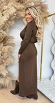BY SWAN MAXI TRAVEL DRESS 9938 CHOCO