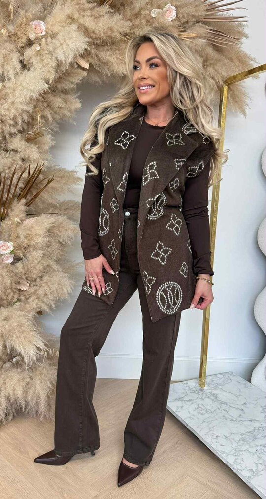 LOUIE GILET CHOCO