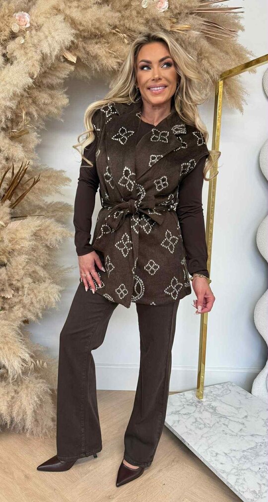 LOUIE GILET CHOCO