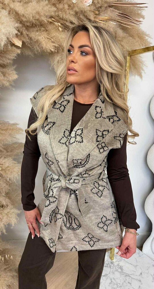 LOUIE GILET BEIGE
