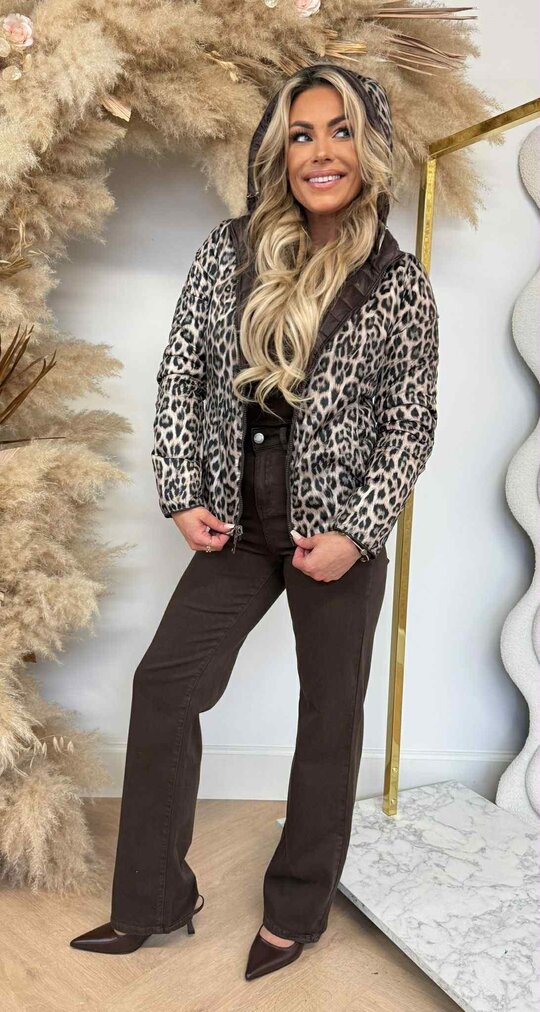 REVERSIBLE LEO JACKET 6305 CHOCO