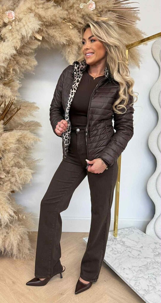 REVERSIBLE LEO JACKET 6305 CHOCO