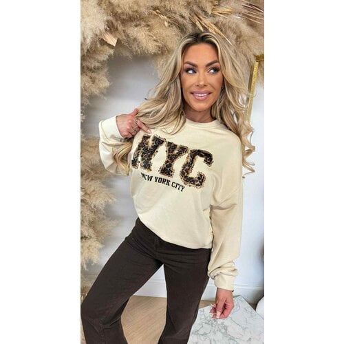 NYC SWEAT 903804-33 BEIGE NYC SWEAT 903804-33 BEIGE