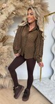 GAUZE PERFECT BLOUSE 4771 CHOCO