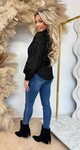 GAUZE PERFECT BLOUSE 4771 BLACK