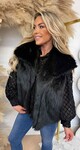 FAKE FUR GILET BLACK