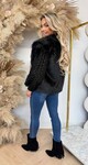 FAKE FUR GILET BLACK