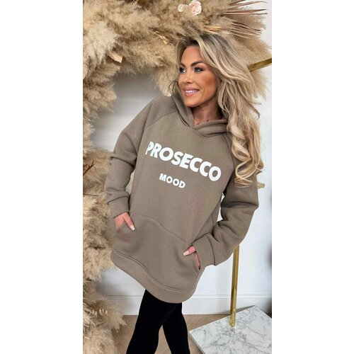 PROSECCO FLEECE HOODIE 8707 TAUPE PROSECCO FLEECE HOODIE 8707 TAUPE