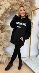 PROSECCO FLEECE HOODIE 8707 BLACK
