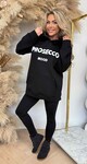 PROSECCO FLEECE HOODIE 8707 BLACK