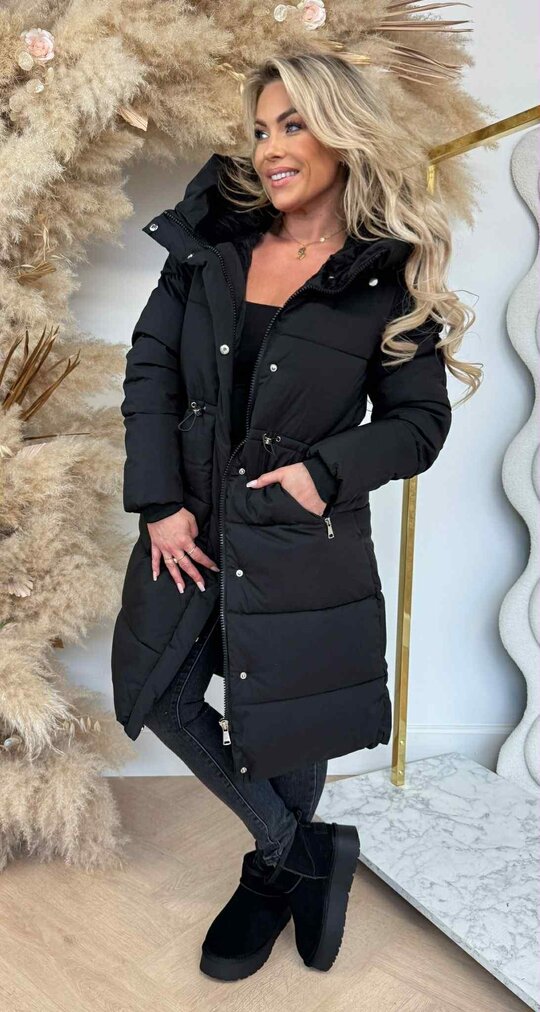 MISSIE LONG WINTERJACKET 2436 BLACK