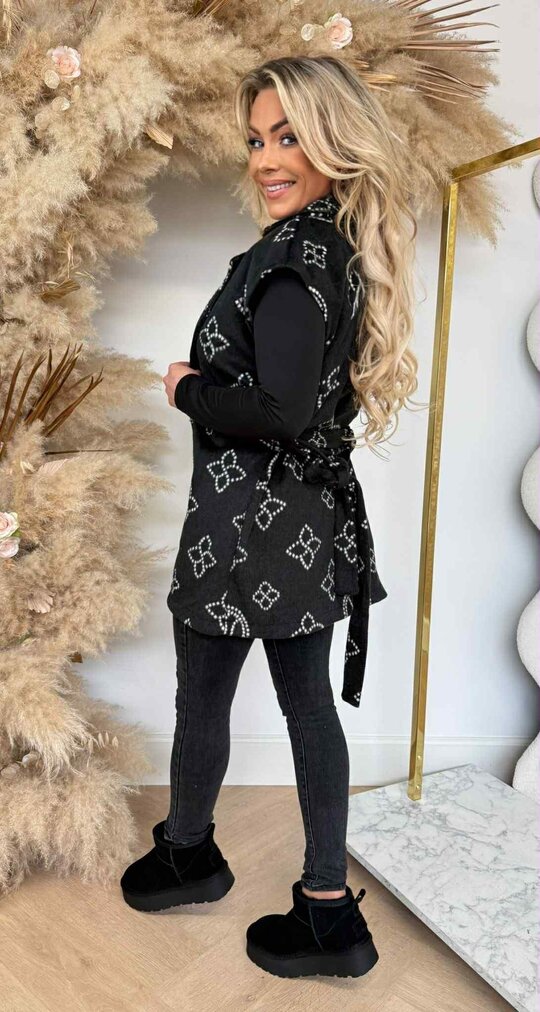 LOUIE GILET BLACK