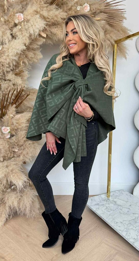 LOGO PONCHO ARMYGREEN