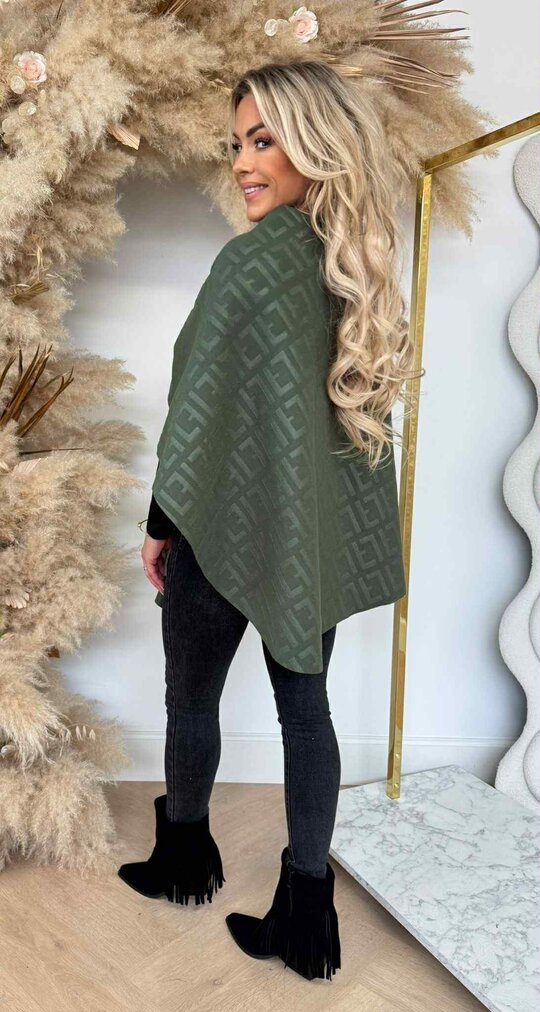 LOGO PONCHO ARMYGREEN