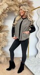 BOUCLE GILET TAUPE