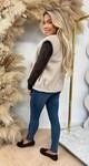 BOUCLE GILET BEIGE