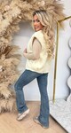 BOUCLE GILET CREME