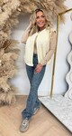 BOUCLE GILET CREME