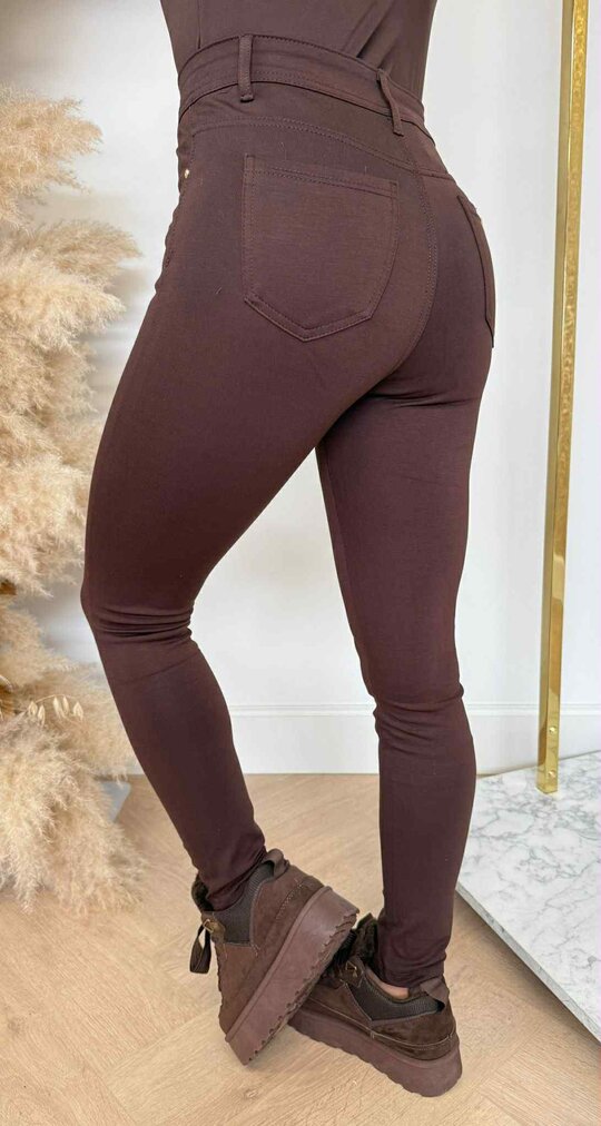 STRETCH TREGGING 68071-2 CHOCO