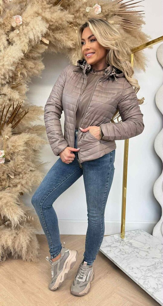 REVERSIBLE LEO JACKET 6305 BEIGE