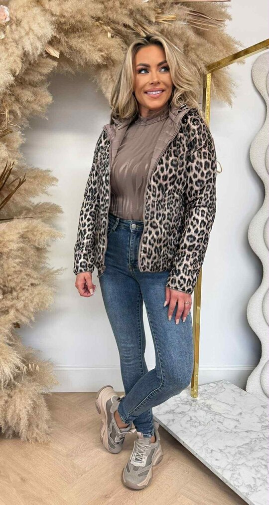 REVERSIBLE LEO JACKET 6305 BEIGE