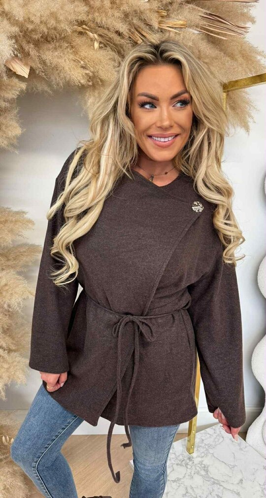 SOFT LUS VESTJE CHOCO