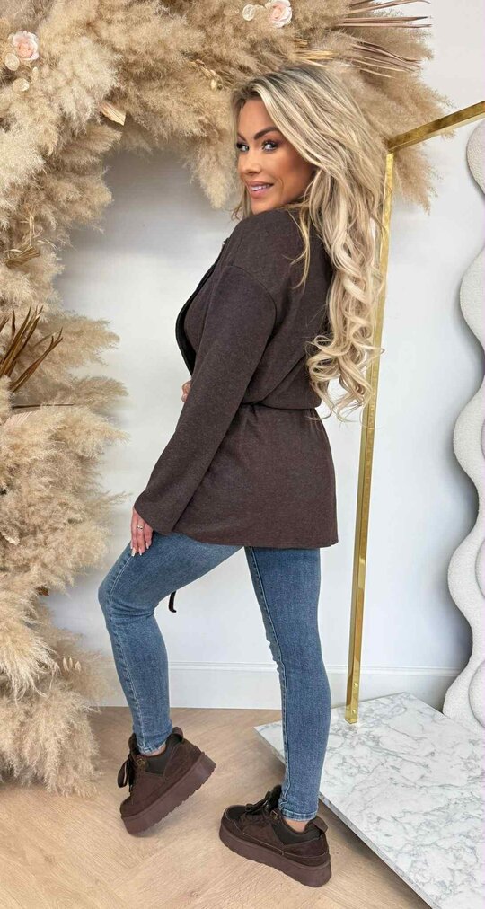 SOFT LUS VESTJE CHOCO