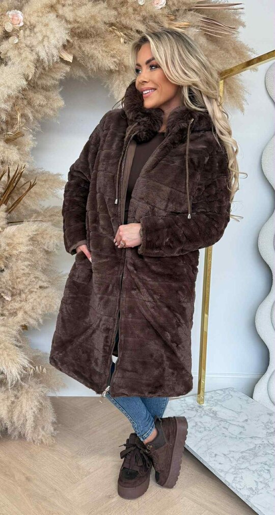 BESTSELLER REVERSIBLE WINTERJACKET MS98 CHOCO