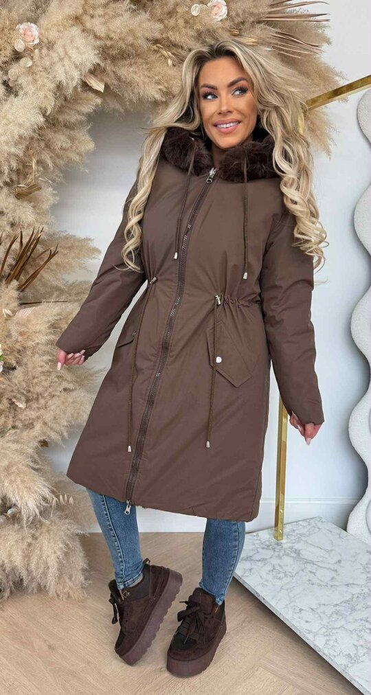 BESTSELLER REVERSIBLE WINTERJACKET MS98 CHOCO