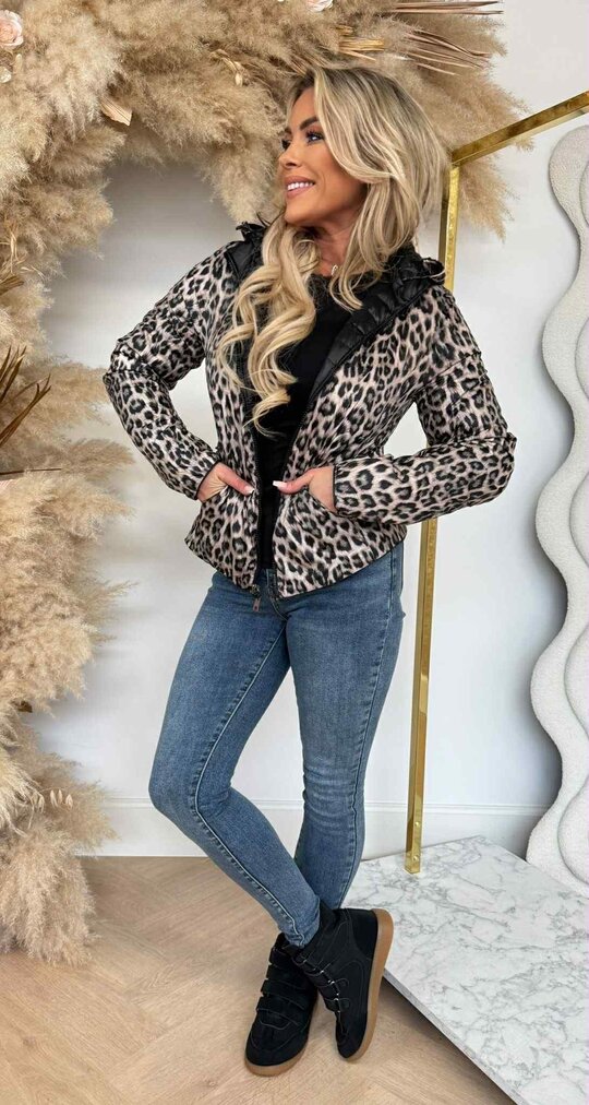 REVERSIBLE LEO JACKET 6305 BLACK