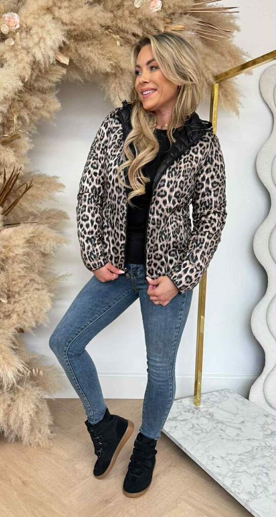 REVERSIBLE LEO JACKET 6305 BLACK