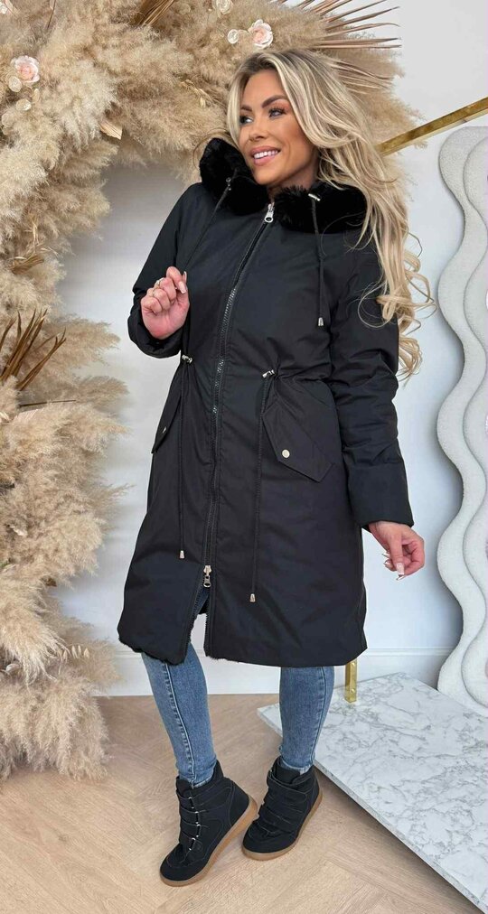 BESTSELLER REVERSIBLE WINTERJACKET MS98 BLACK