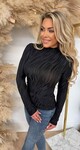 BY SWAN SHINE TOP 8502 BLACK