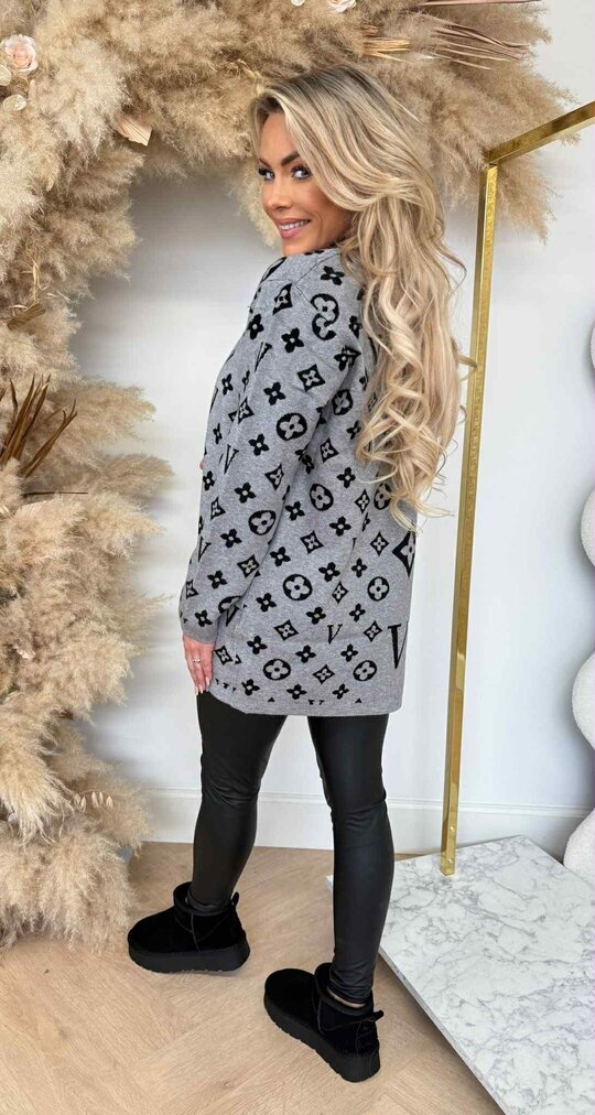 LOUI VEST 1803 GREY/BLACK