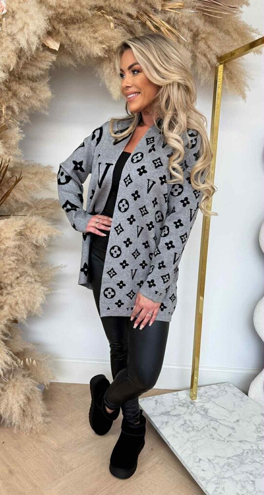 LOUI VEST 1803 GREY/BLACK