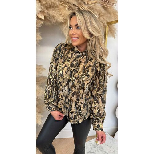SNAKE BLOUSE 4523 SNAKE/GOLD/BLACK SNAKE BLOUSE 4523 SNAKE/GOLD/BLACK