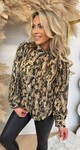 SNAKE BLOUSE 4523 SNAKE/GOLD/BLACK